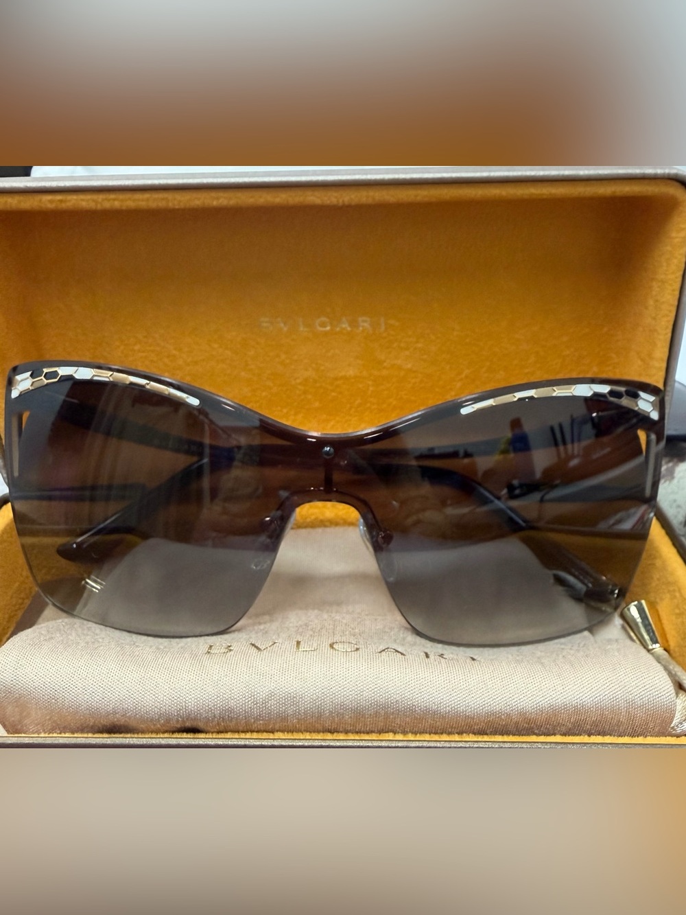 Bulgari - Serpenti - Eye-Bite Shield Sunglasses